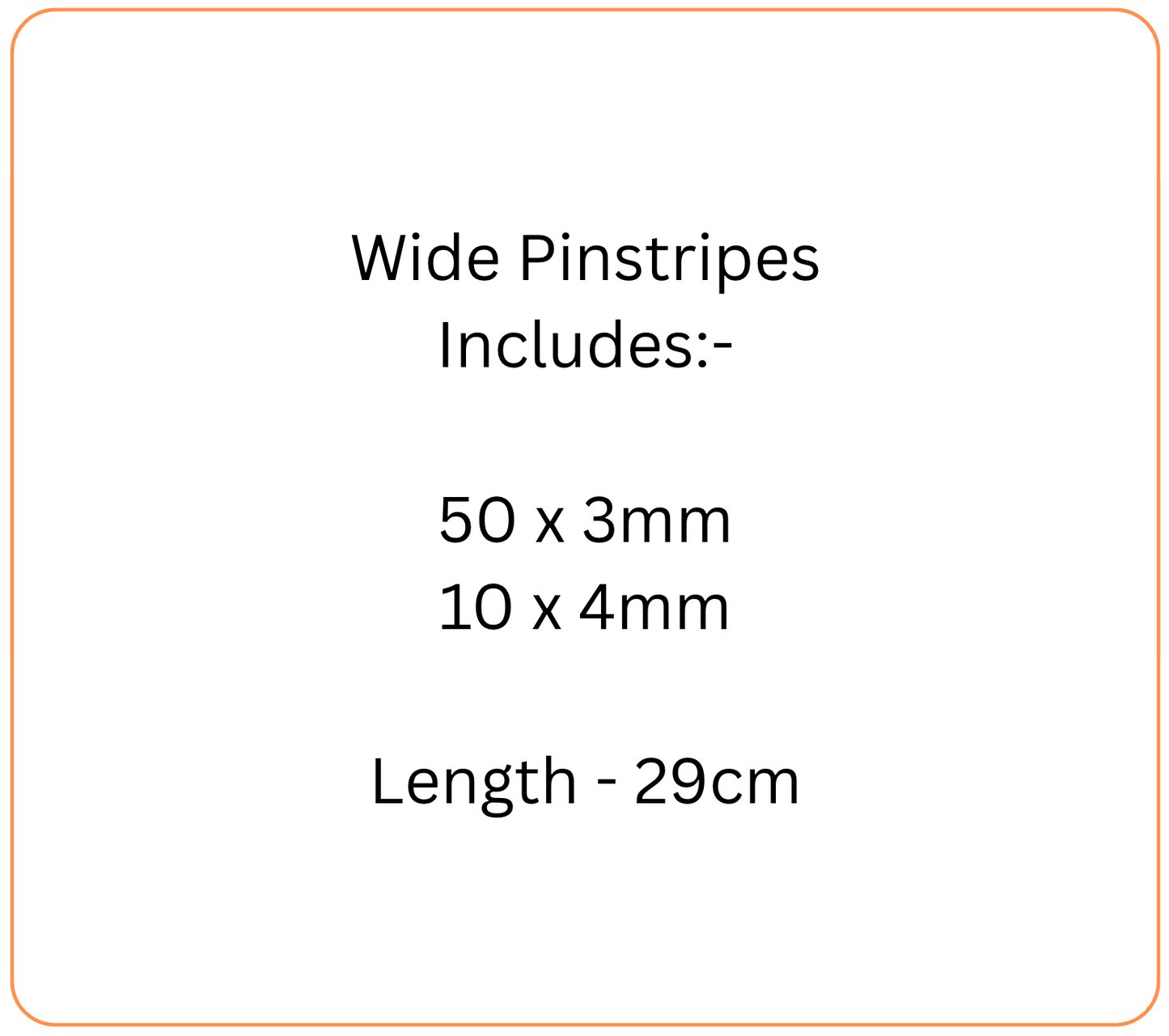 Wide Pin Striping for Tumblers
