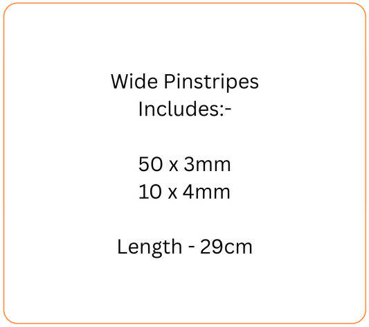 Wide Pin Striping for Tumblers