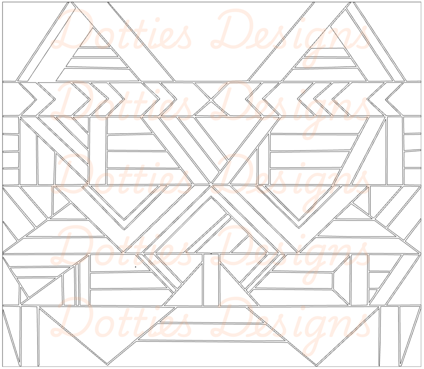 KGD Pre Cut Template A 1:8