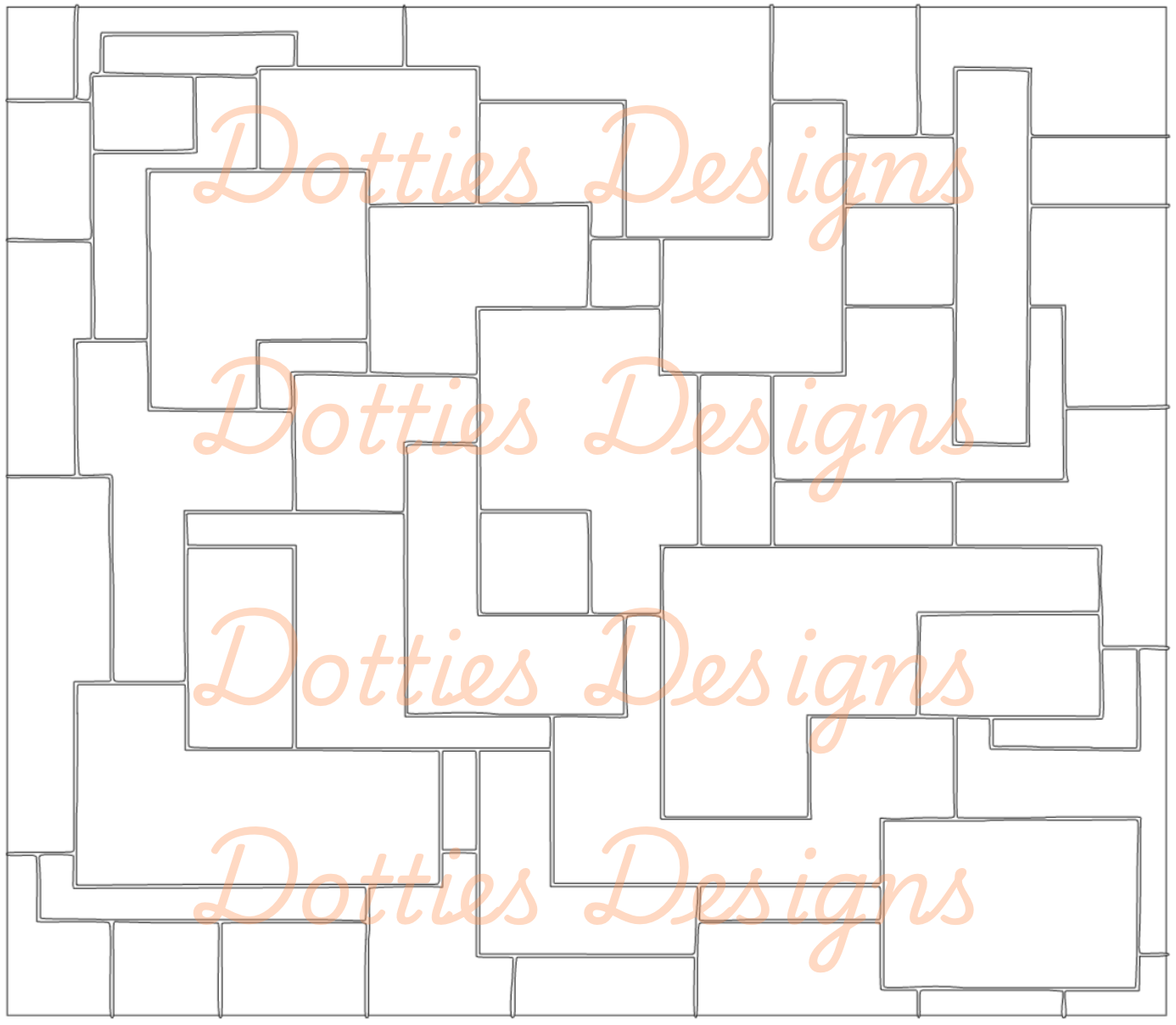 30oz-KGD Boujie Patchwork Pre Cut Template
