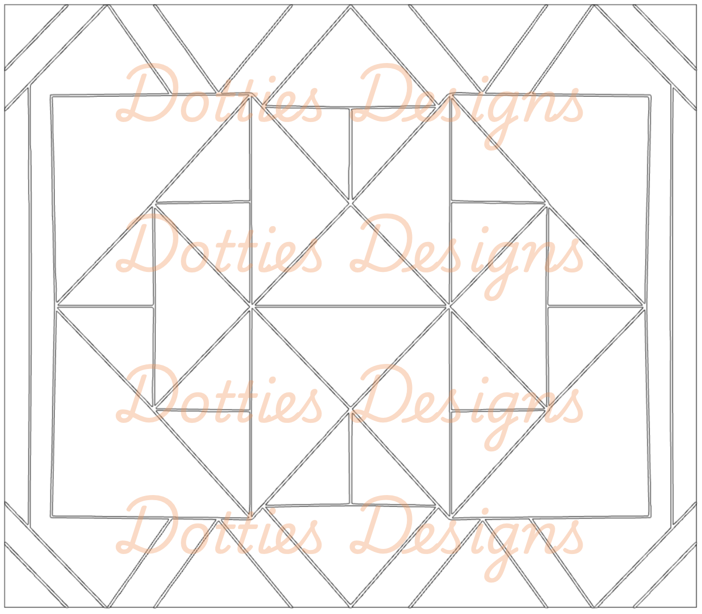 30oz-KGD Barnyard Quilted Pre Cut Template