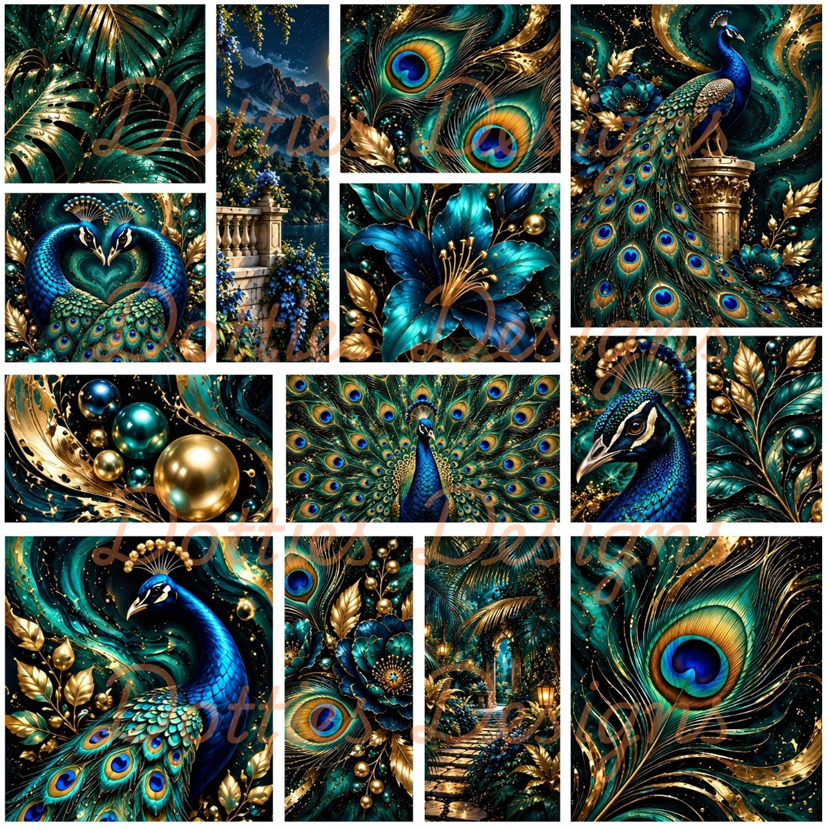 Peacock Paradise/Element Sheet