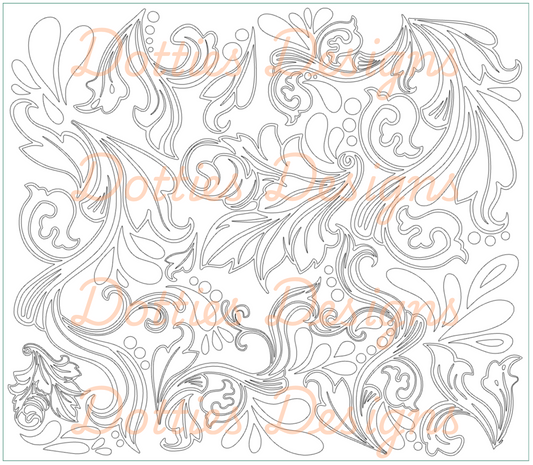 KGD Tooled Leather Pre Cut Template