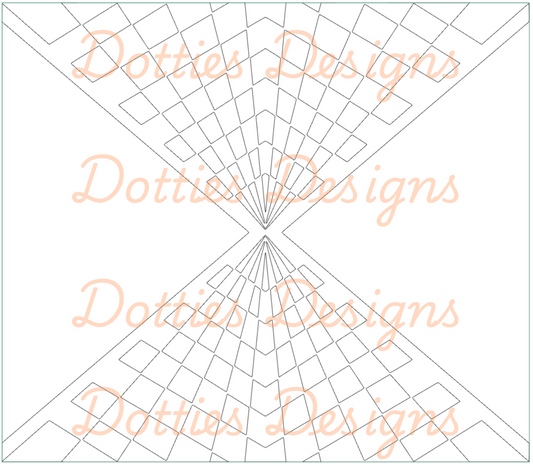KGD Trippy Checker Pre Cut Template
