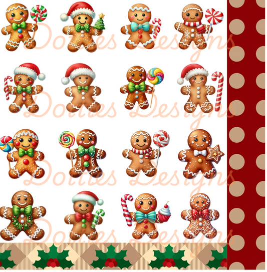 Gingerbread Decal Vinyl