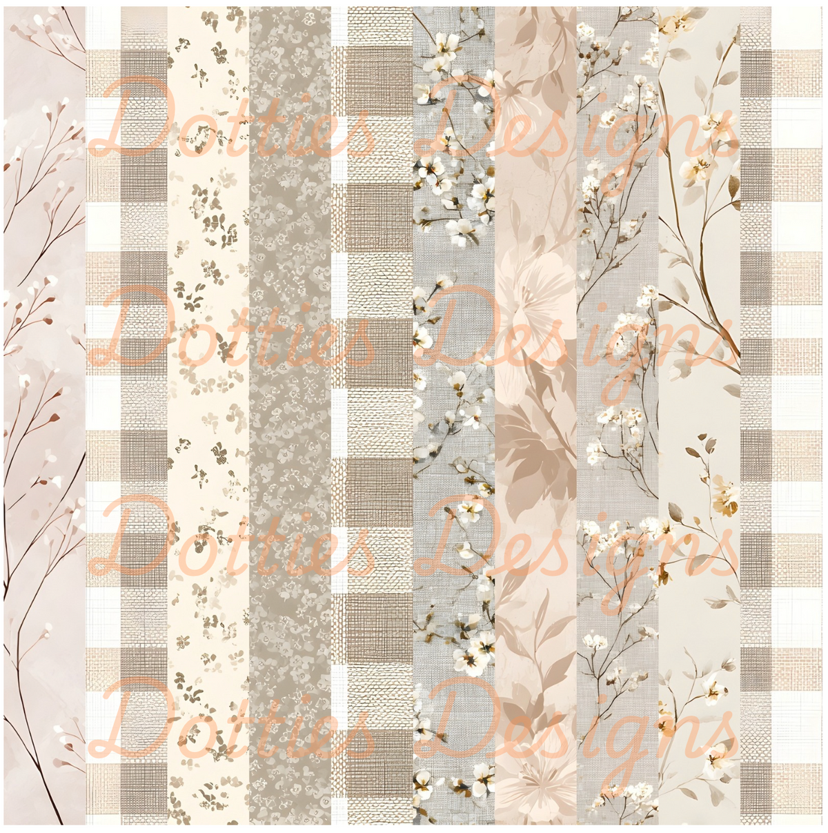 Nature Cottage/Stripe Vinyl