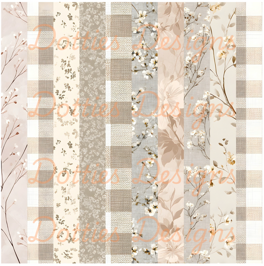 Nature Cottage/Stripe Vinyl