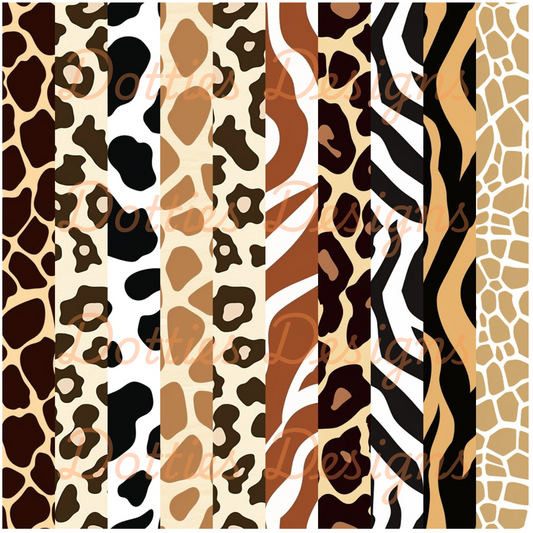 Safari Animal/Stripe Vinyl