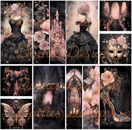 Dark Ballroom -Mixed Media Vinyl