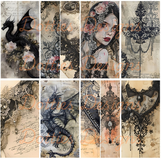 Dark Dragon - Mixed Media Vinyl