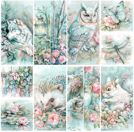 Watercolour Wonderland - Mixed Media Vinyl